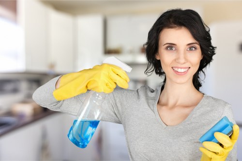 Clean and organised living space maintained by local cleaners in Bayswater