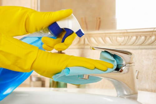 Cleaners maintaining a bright and tidy Bayswater office