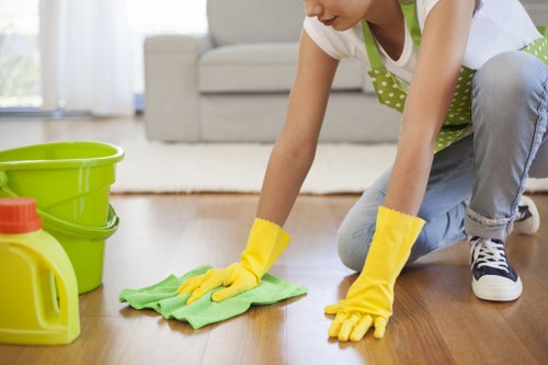 Professional cleaning team delivering a fresh Bayswater property